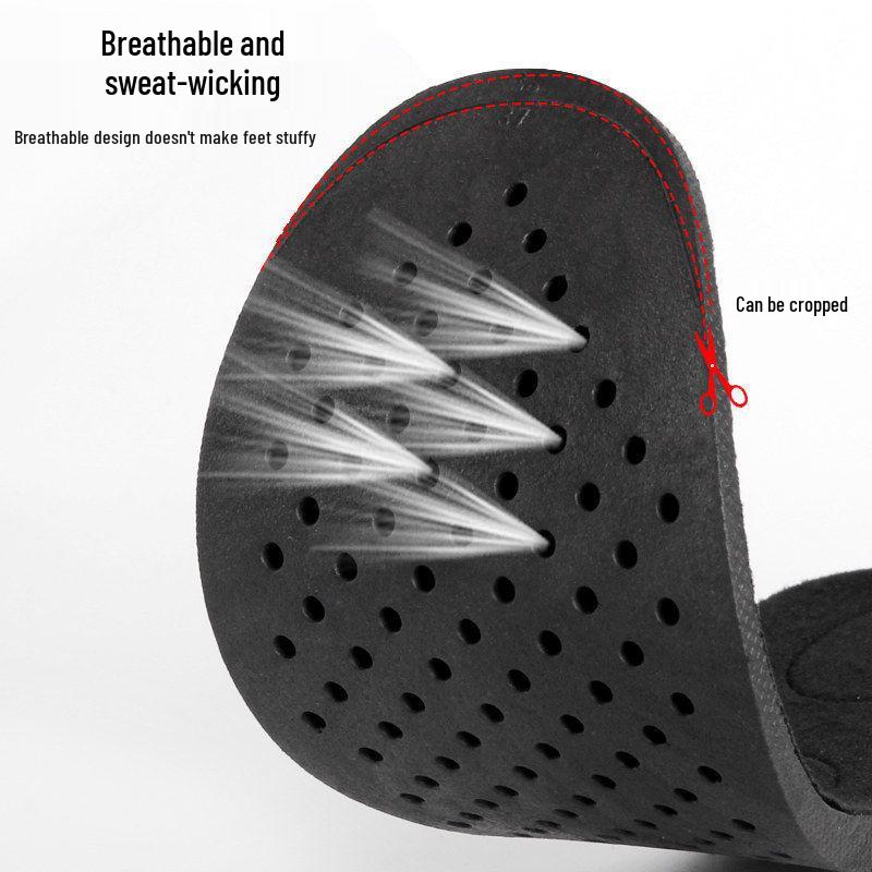 Breathable Air Cushion Height-Increasing Insoles for Men & Women - Shock-Absorbing, Soft, Trim-to-Fit.