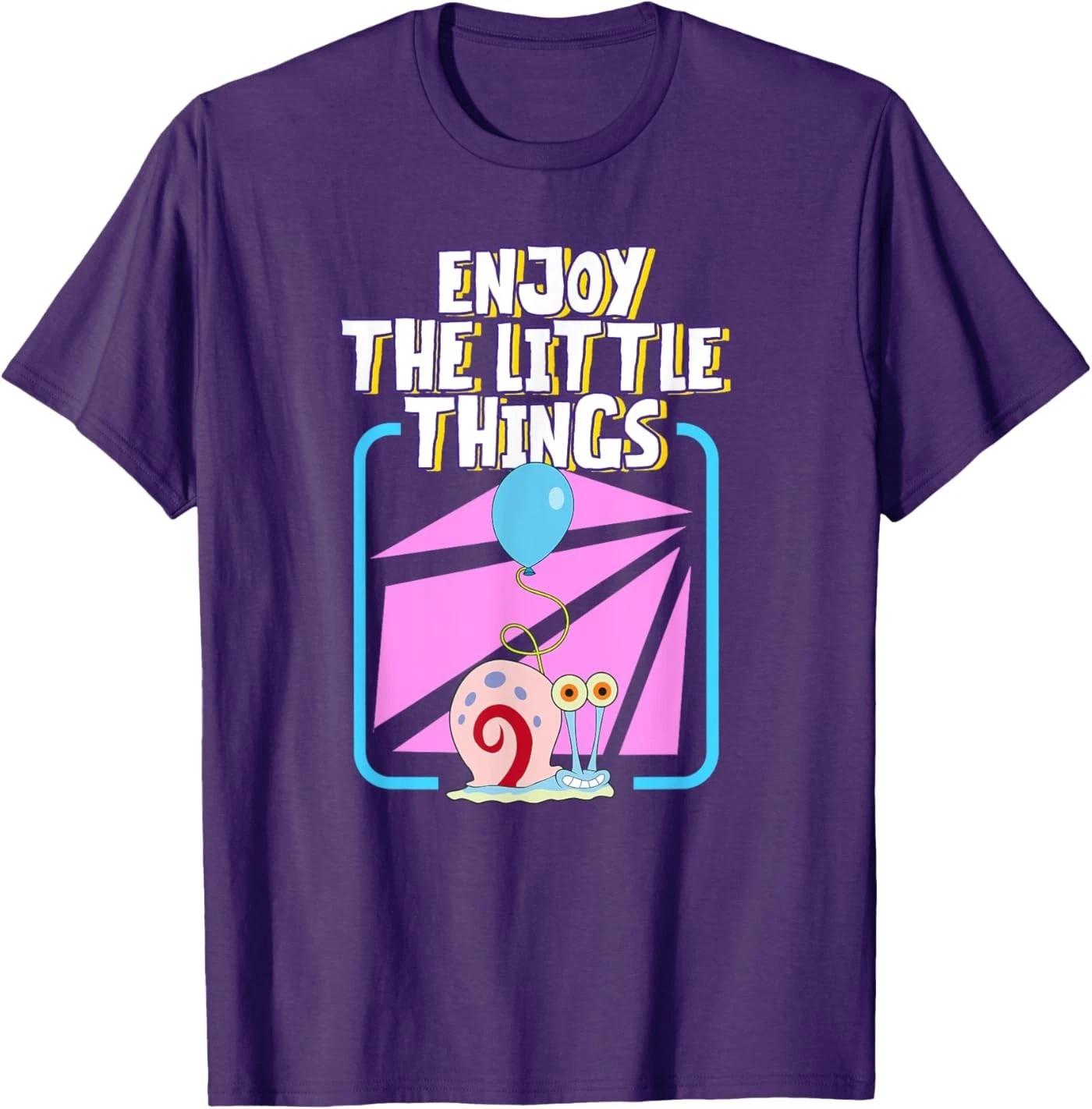 SpongeBob SquarePants - Gary - Enjoy the Little Things T-Shirt 3XL