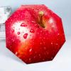 Wet Apple Close-up 8-Frame for Travel, camping, Casual Lightweight Portable Umbrella, Essential for every family Holidays Birthday Gift