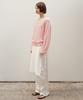 ANDNEEDS Scoop U-Neck Knit (Pink)