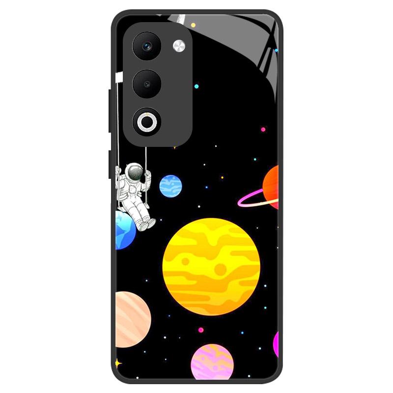 For OPPO A5 A5M Case Luxury Tempered Glass Phone Case For Oppo A5i Pro Shockproof Hard PC Back Cover Camera Protection Fundas