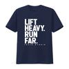 Camiseta De Entrenamiento Hbrido Para Atletas Levanta Pesado Corre Lejos Amante Del Gimnasio Y Running Vintage Washed Stylish