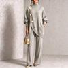 DICFY Women's Fashion Casual Autumn Winter Long Sleeve Pants Suits