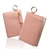 KNUTe Genuine Leather Bifold Pass Case for Women, Two-Tone Design with Window, Slim and Cute Design, Perfect for Commuting, School, and Commuting,