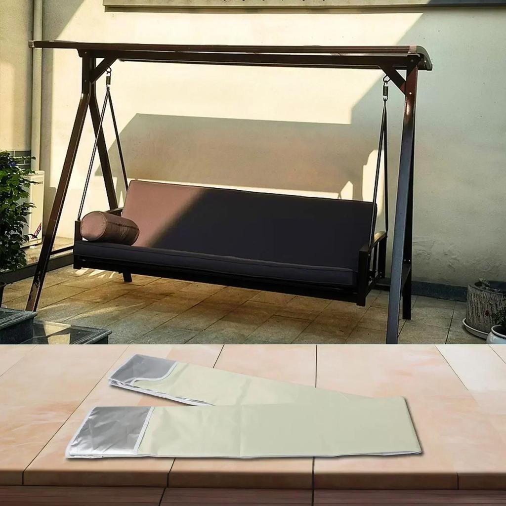 3-Seat Swing Canopy Garden Swing Chair Cover For Yard For Garden Easy To Clean Replacement Top Cover 210D Oxford Cloth