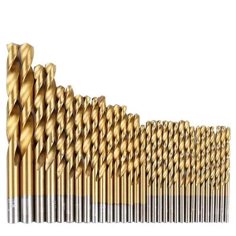 Bingyu BJ-346 High-Speed Steel Titanium Twist Drill Bit Set