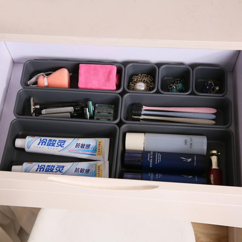 Schubladen Schmuckaufbewahrungsbox Kosmetik Organisation Aufbewahrungsboxen Zuhause Kunststoff Sortiment Schreibtisch Kleinkram Behälter