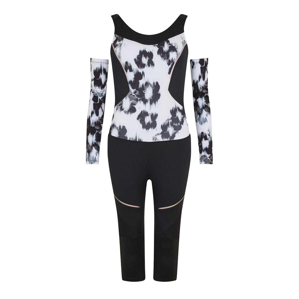 Head Womens/Ladies Abstract Floral Scoop Neck Ski Suit