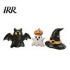 Store Holiday Display Decor 3Pcs Halloween Decoration, Resin Micro Landscape Miniature Figurines, Cute Ghost Spooky Home Pumpkin Fairy Garden Ornament