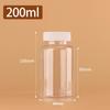 Transparent Refillable Plastic Bottle 15ml 30ml 50ml 100ml 250ml 500ml White Cap Leakproof for Essential Oil Perfume Storage