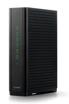 Router ELECOM Bezdrátová LAN Mbps Kabelová 10 Gbps Kompatibilní s IPV6 Kompatibilní Wi-Fi Wi-Fi7 5765+2882+688 (IPoE) WRC-BE94XS-B