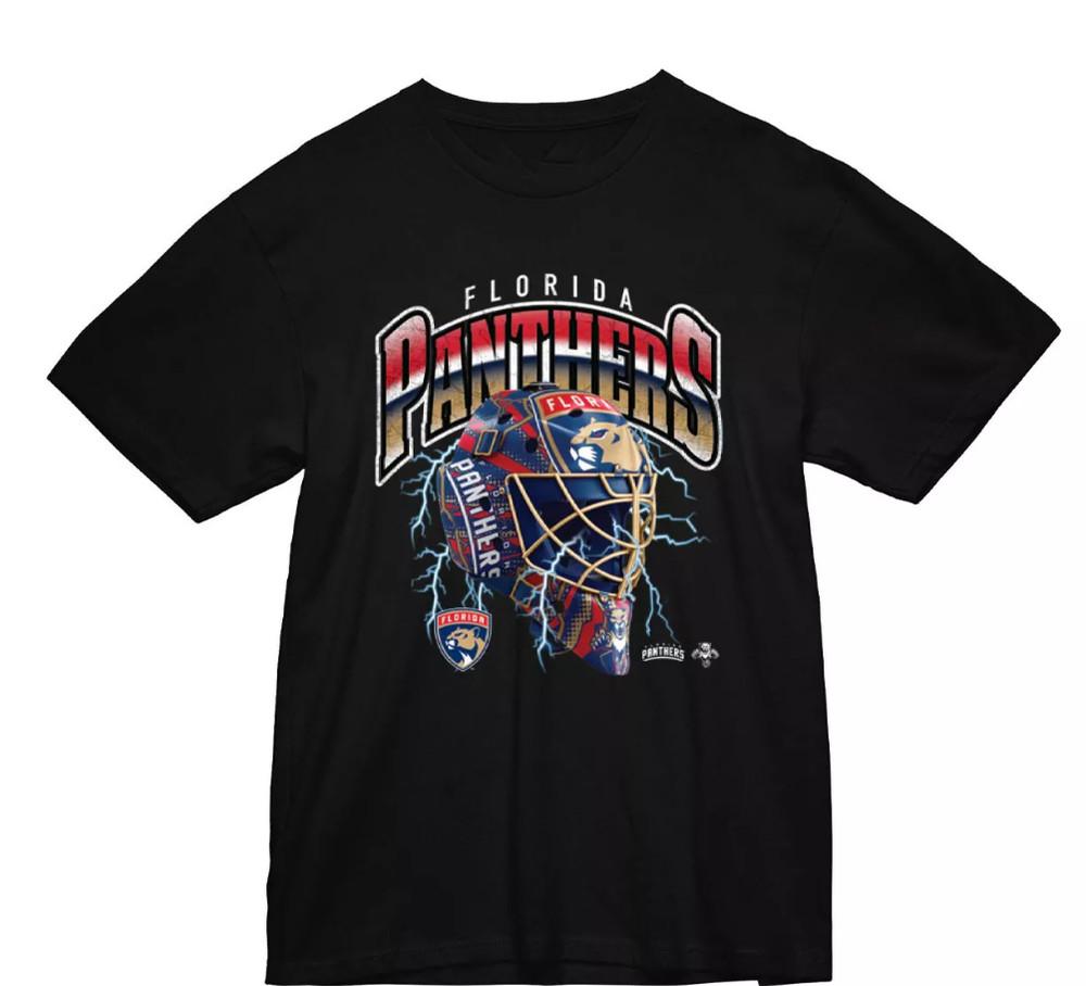 Ретро футболка хоккейной команды; Черная Унисекс Футболка с Винтажным Графическим Изображением Шлема в Стиле Флориды M