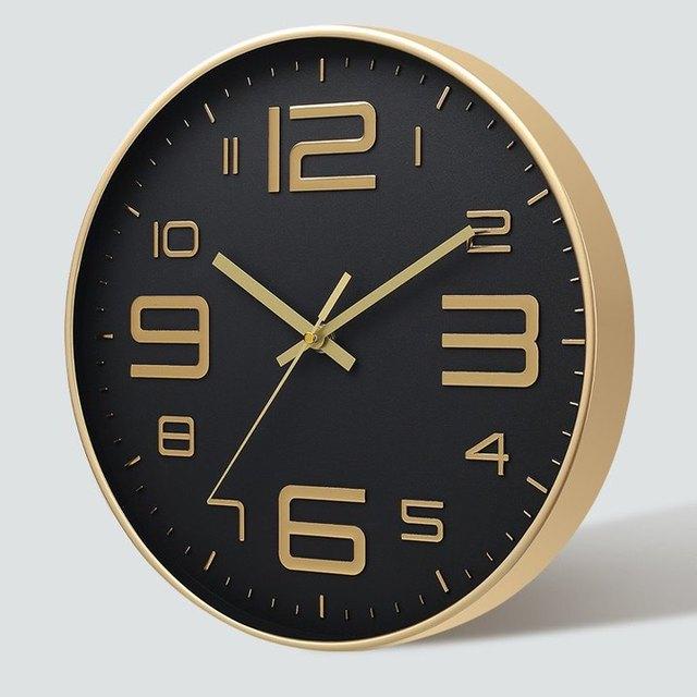 Minimalistische dreidimensionale digitale Wanduhr, stanzfrei, geräuschlos, tickt nicht, für Küche, Schlafzimmer, Arbeitszimmer