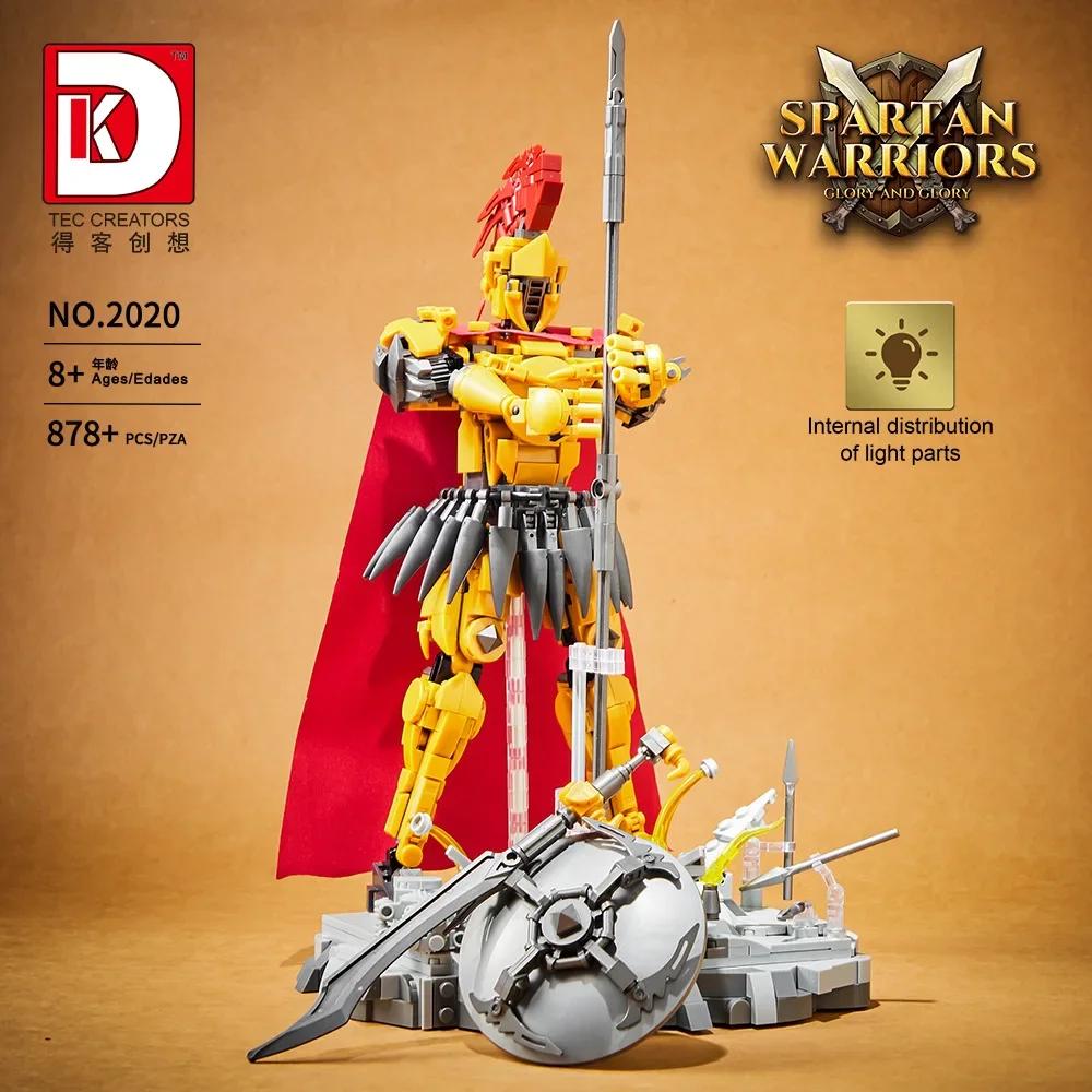 Строительные блоки Воин Спарты Солдат из Фильма Сборка Пластик MOC 3D Модель Пазл Мини Кирпичная Фигурка Игрушка На Рождественский Подарок No Box
