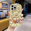 Phone case: 2D flat design suitable for iPhone 18 17 16 15 14 13 Pro protective case, couple style, Christmas theme, Christmas and Halloween gifts