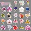 50PCS Diamond Flower Stickers: Creative Waterproof Decoration for Notebooks, Journals, and Cards