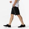 Navidry Training Wear Knit Half Pants, Shorts, Sweat-wicking, Quick-drying, UV Protection (UPF15), 32MDC190, Men's, Black/Silver, Size L