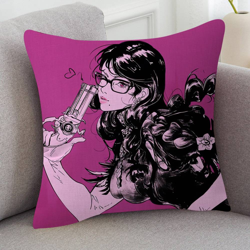 GAME Bayonetta Pillow Cover Sofa Cushion Cover Home Room Decoration Children Gift