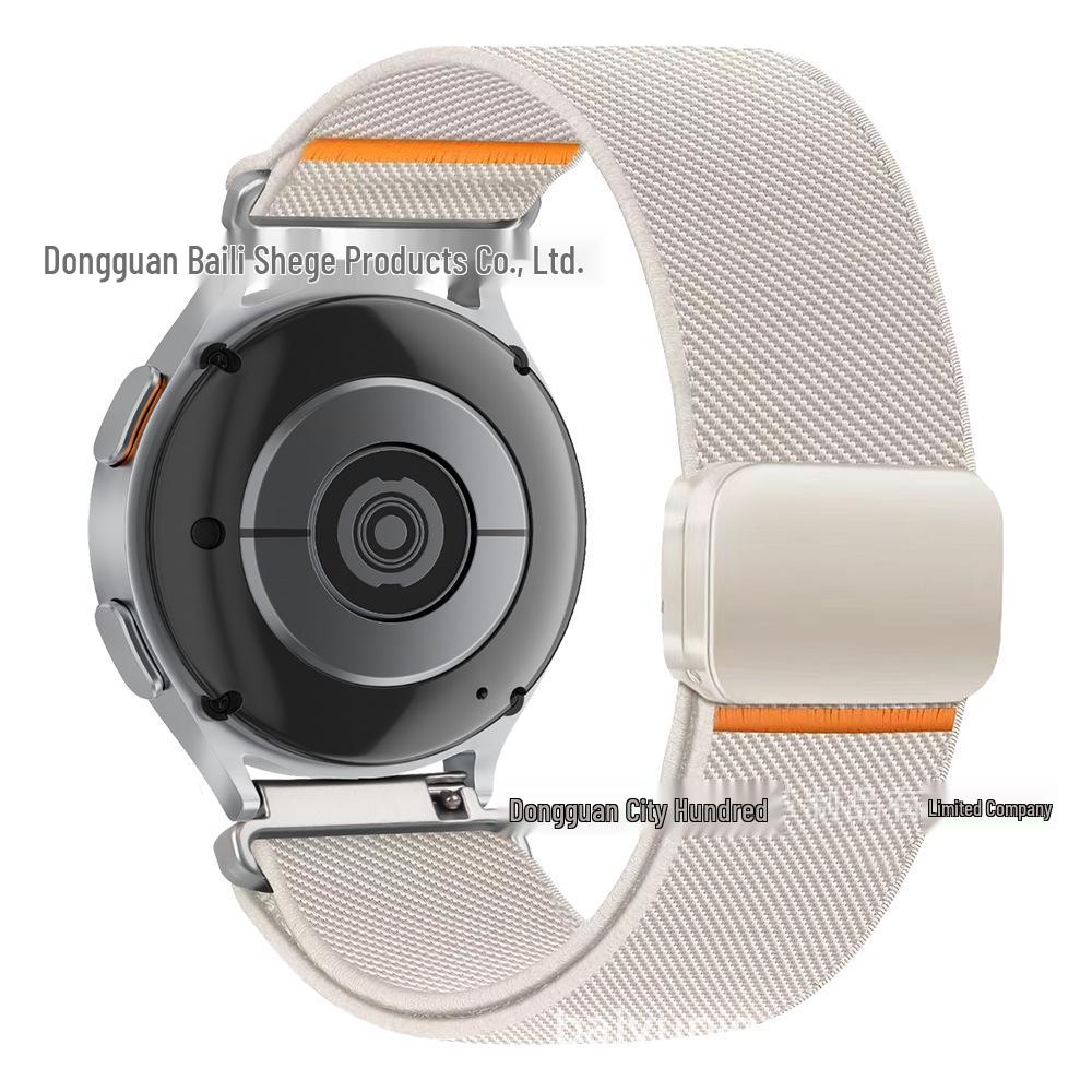 Magnetic Buckle Breathable Elastic Watch Strap for Apple and Huawei GT2 - Universal 22mm/20mm, Unisex