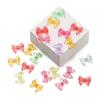 TX14 20Pcs/Lot 14x18mm New Exquisite Bowknot Transparent Spacer Beads DIY Pendants Necklace Bracelet Jewelry Trend Accessories