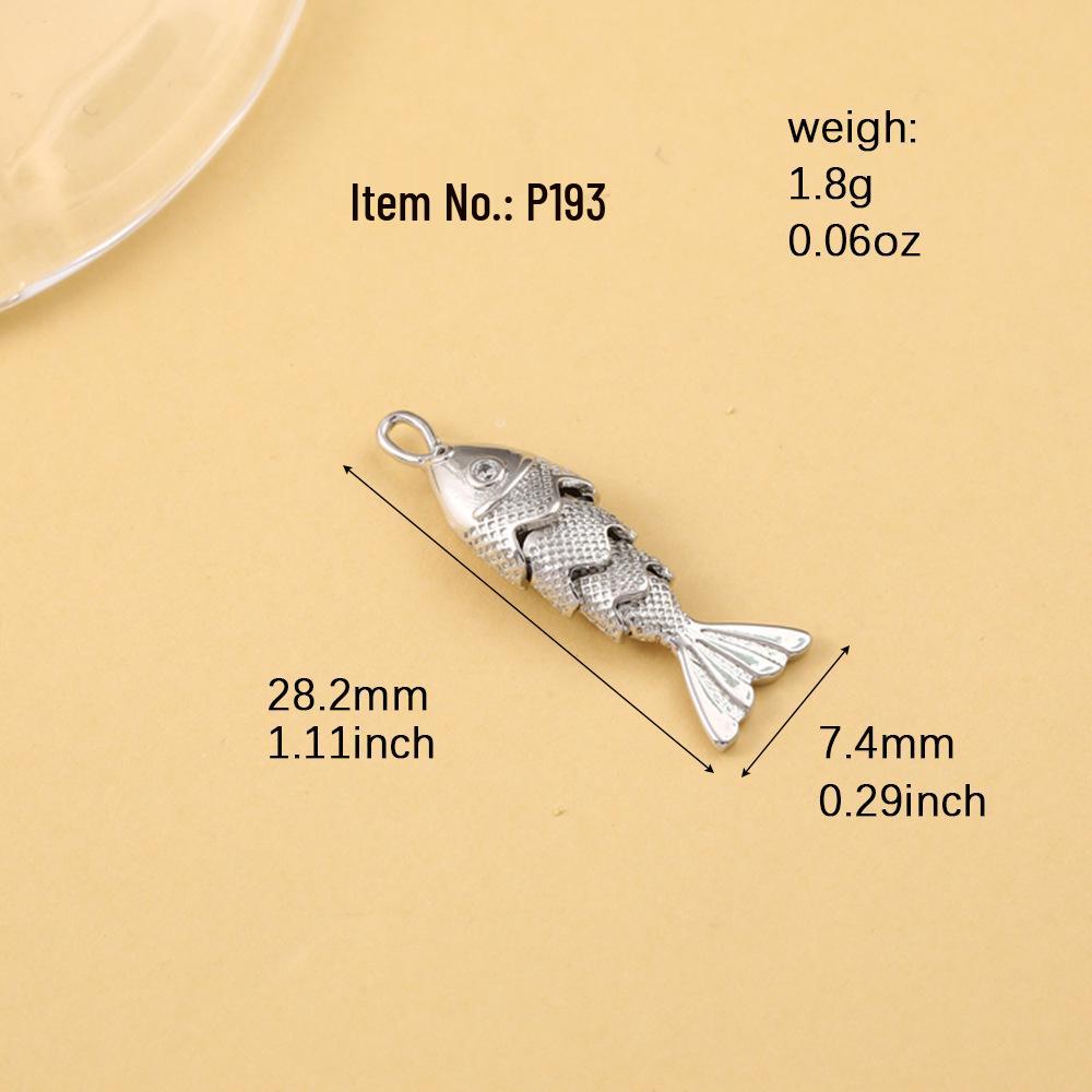 Eleganter vergoldeter Koi-Fisch Anhänger mit Strasssteinen