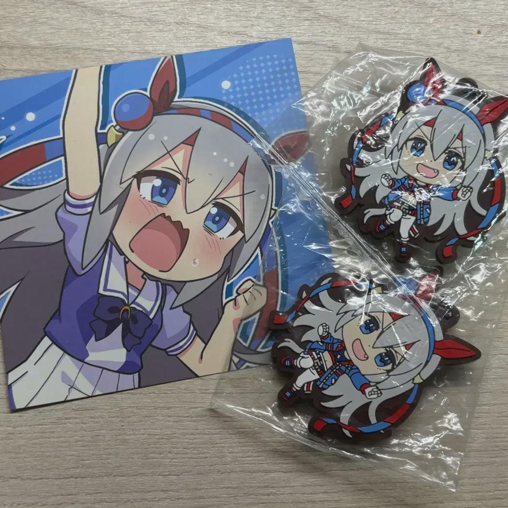 

Брелок для ключей Uma Musume Tamamo Cross из резины Umayon Color Paper