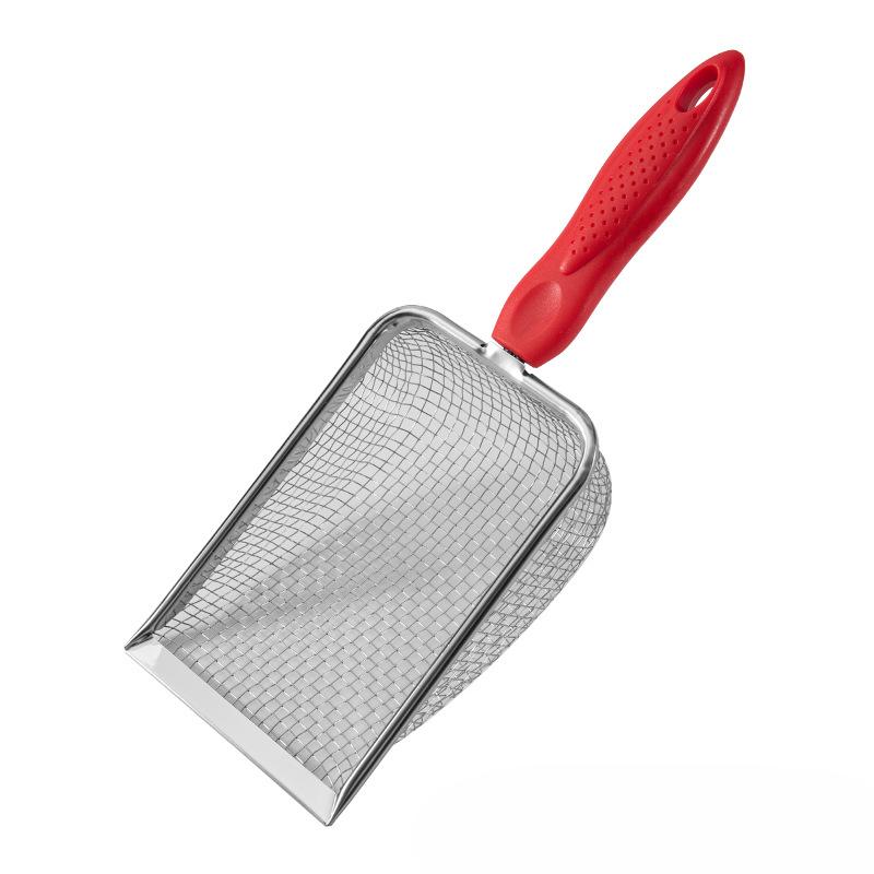 Stainless Steel Cat Litter Scoop – Durable, Easy Clean, Ergonomic Handle, Rust-Resistant, Ideal for Quick Waste Removal