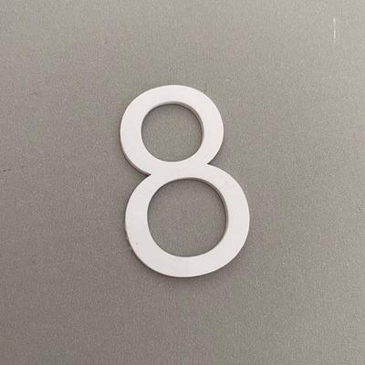 Floating Exterior Digits Number Metal Building Apartment Sticker Building Acrylic On The Door Extra Large House Number