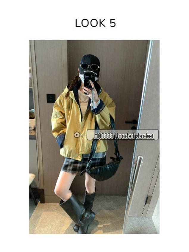 Moqie Retro Wool Plaid A-line Slimming Skirt MQ1000