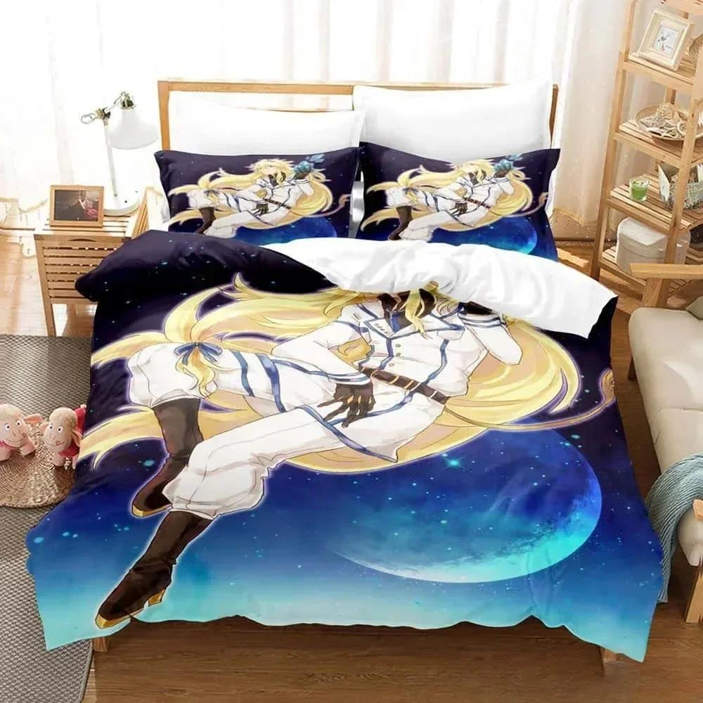 Anime Parure De Lit Bed Show By Rock! Bedding Set Single Twin Full Queen King Size Bed Set Adult Kid Bedroom Duvet Cover Sets