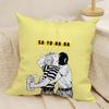 Anime Love Banana Fish Pillow Case Natural Linen Double-Sided Printing Sofa Home Decor Cushion Cover