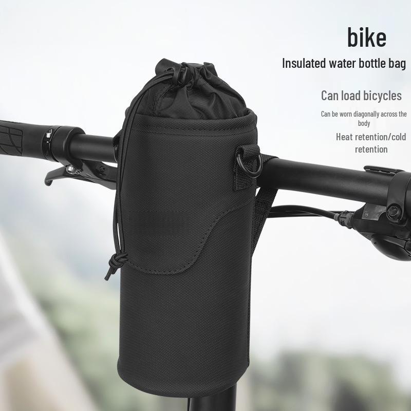 Insulated Bike Handlebar Water Bottle Bag for Mountain and Road Bikes