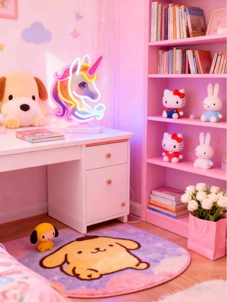 Creative Unicorn LED Neon Night Light - Perfect for Bedroom Ambiance