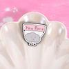 YOU ROCK Inspirational Cloud Brooch Zinc Alloy Lapel Badge Bag