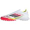 New F50 PRO TF Rubber Broken Studs Anti Slip Wear Resistant Soccer Shoes Unisex White Red JP7204