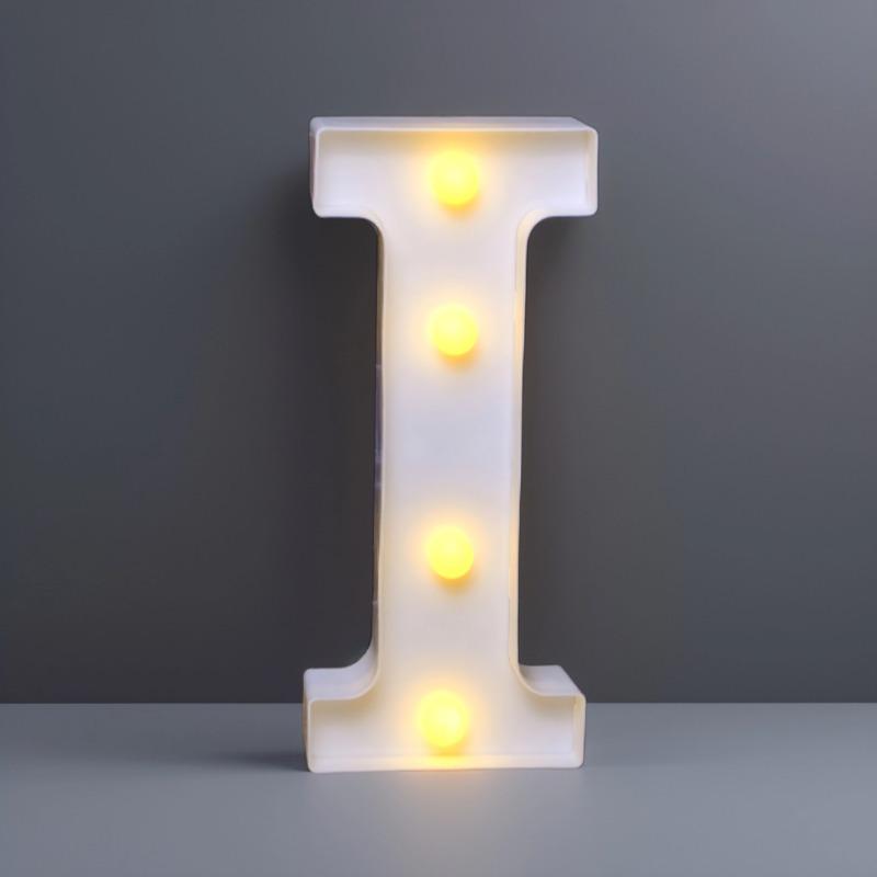 22cm LED Letter & Number Lights for Events - Perfect for Birthdays & Proposals.