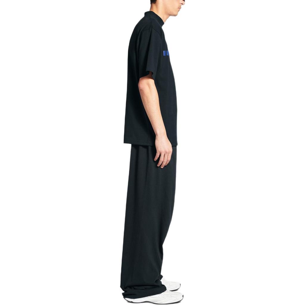 Balenciaga T Shirt Regular Fit Men's Black 764235TSVL91083