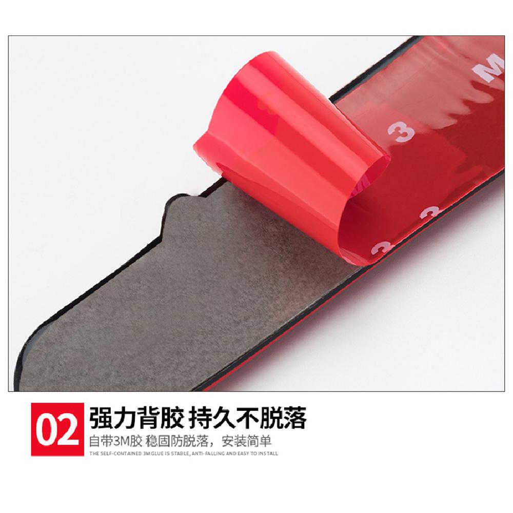 5Pc Black Rubber Car Door Scuff Sill Cover Panel Step Protector 4* Door + Trunk