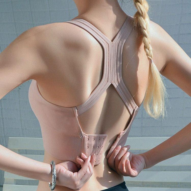 Anti-shock Running Poly Shaped Sports Underwear Anti-sagging Back Yoga Fitness Bra