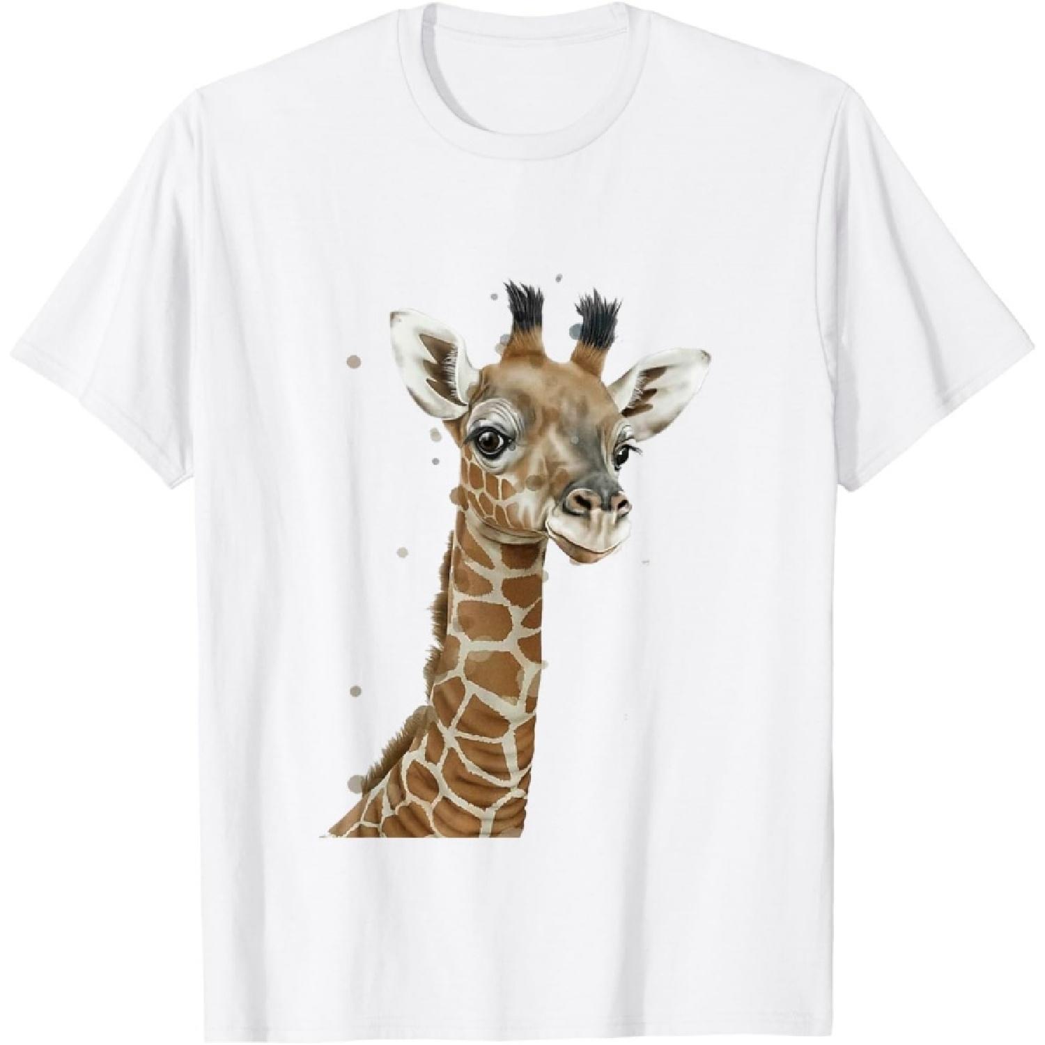 giraffe t shirt, giraffe kids, giraffe girl, giraffe lovers T-Shirt S