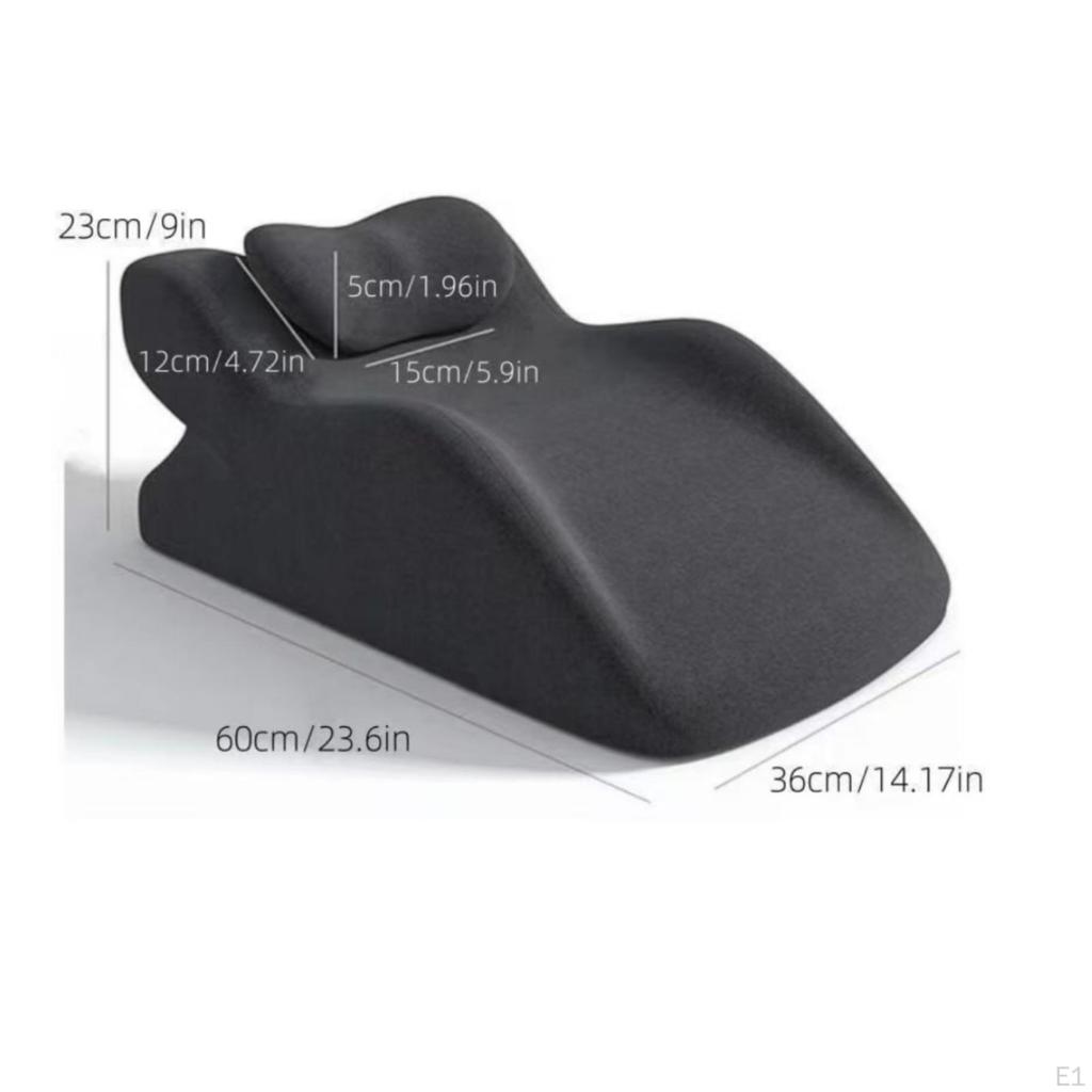 YShaped Prone Pillow Contoured Memory Foam Attached Headrest for Phone Use