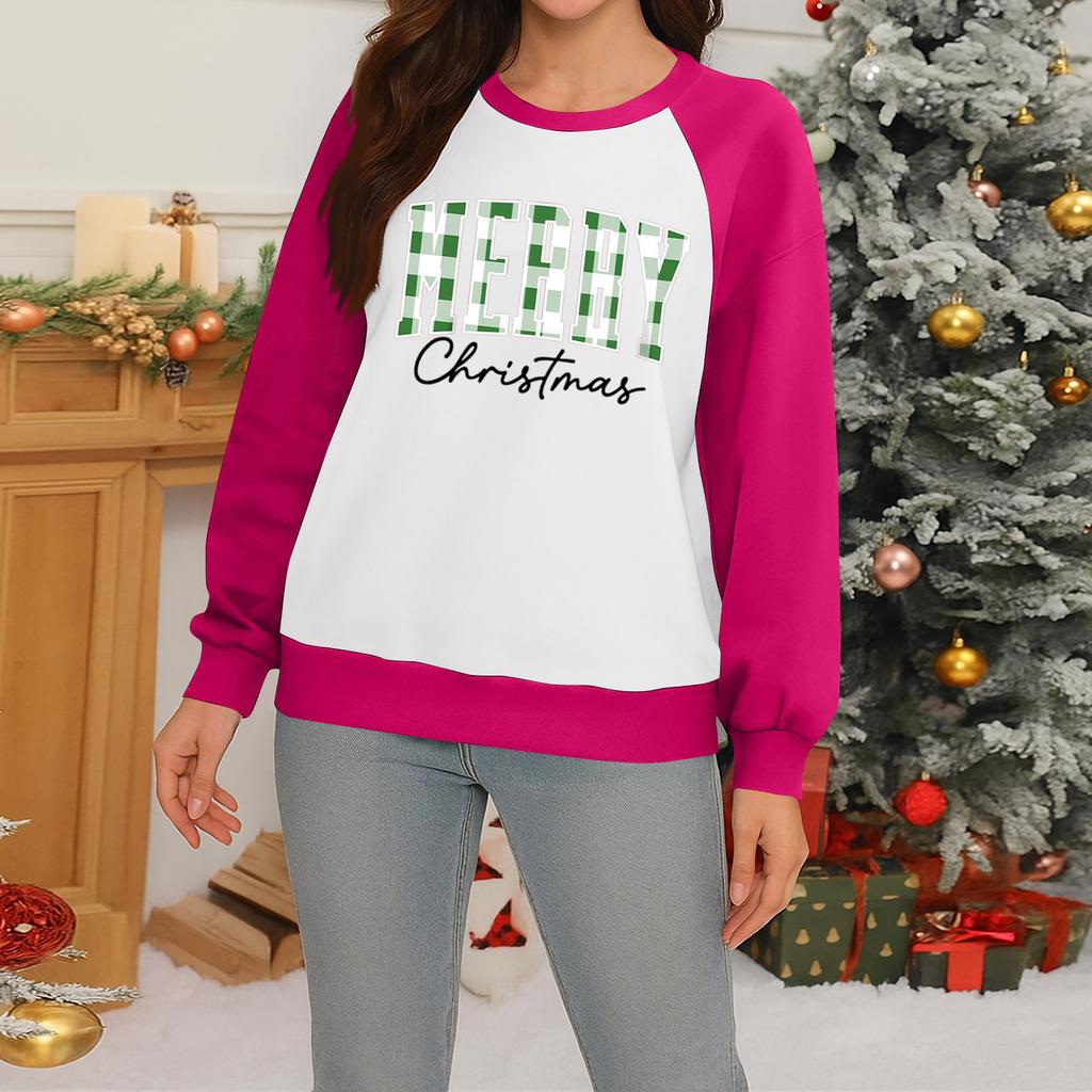 Sweaters For Women  R-neck Striped Cute Color Block Fall Winter Knitted Pullover Tops