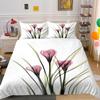 Bettbezug-Set, bunte Blumen, Kissenbezug, Bettbezug-Set, Bettdeckenbezug-Set