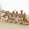 Chengchen Creation Camp Wooden Gear Steam Train 3D Puzzle