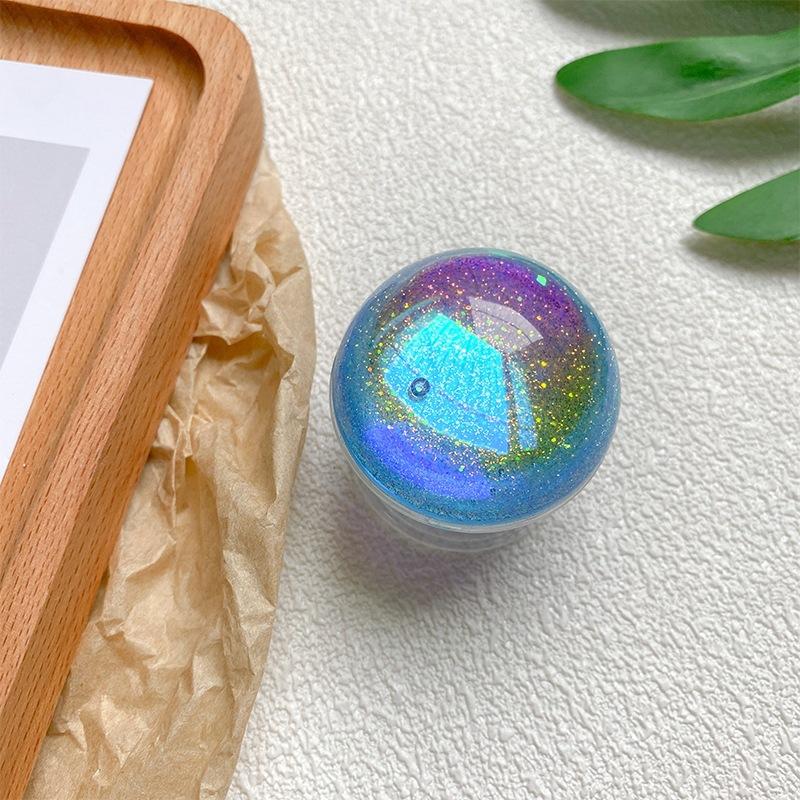 Mobile Phone Holder, Crystal Ball, Round Air Cushion Bag, Back Sticker, Retractable Desktop, Lazy And Stable, Portable Support Frame
