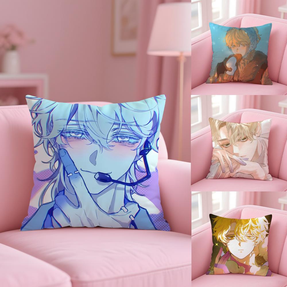 A-Alien S-Stage Luka Cool Anime Boy Pillow Case Plush Fabric Soft Double-Sided Printed Sofa Warm Winter Home Gift Cushion Cover