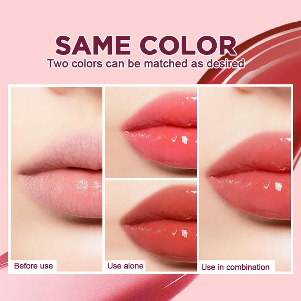 1Pc Glossy Lip Stain – Hydrating Formula, Smudge-proof & Pigmented Color