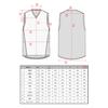 Freeze Tech Ice Strike Sleeveless V-Neck Shirt (XL) White (Performance Line)