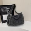 Men's Denim Bag Women's Large Capacity Lightweight Messenger Bag Student School Bag Crossbody Bag