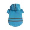 PU Dog Hooded Raincoat Towable Small Dog Clothes Stylish Dog Rain Cloak  Puppy